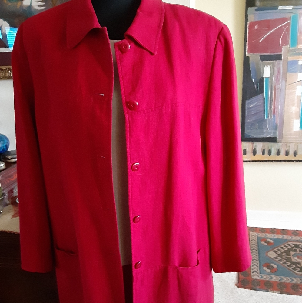 Dana Buchman Red dress set